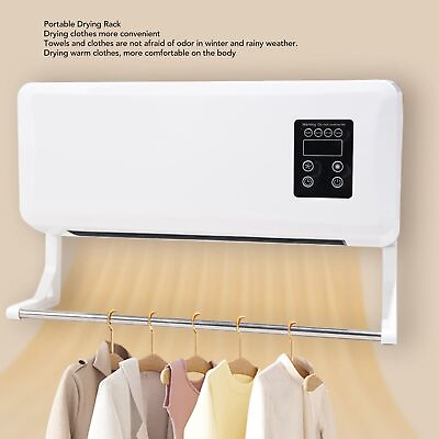 #ad HG Electric Wall Heater 1500W ABS Wall Mounted Space Heater Fast Heatingamp;Cooling $56.11