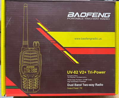 #ad Baofeng UV 82 V2 Tri Power 128 Channel Portable 2 Way Radio $25.00