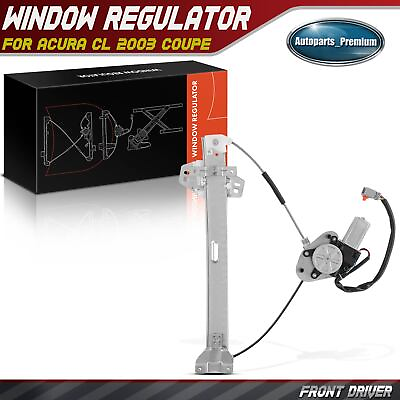#ad Front Driver Left Side Power Window Regulator with Motor for Acura CL 2003 Coupe $41.99