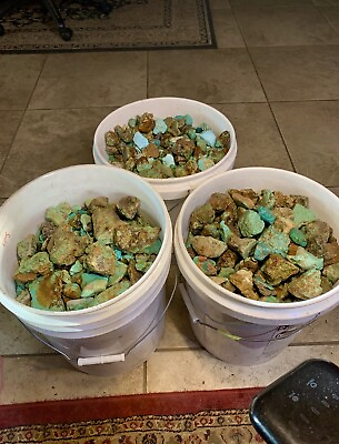 #ad 50 LB Buckets of Genuine Turquoise Mountain Turquoise. Mojave County Arizona. $10150.00
