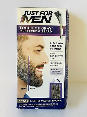 #ad Just For Men Touch of Gray Mustache amp; Beard Beard Coloring Assorted Styles $13.90