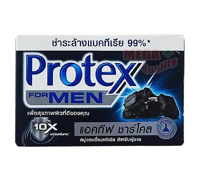 #ad Protex for Men Active Charcoal Soap Bar Anti Bacteria Bath Deep Healthy Skin 60g $11.56