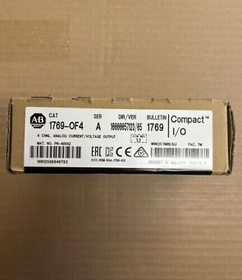 #ad New Factory Sealed 1769 OF4 SER A CompactLogix Analog Output Module 1769OF4 $508.00
