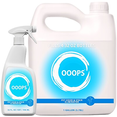 #ad OOOPS Pet Odor amp; Poop Stain Eliminator Enzyme for Home Dismantles Odors  $49.99