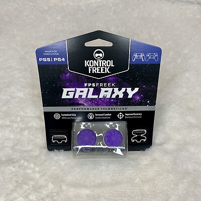 #ad Purple Galaxy Kontrol Freek 1 Mid Rise 1 High Rise PS4 PS5 Controllers Accesory $10.79