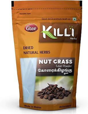 #ad KILLI Nut Grass Cyperus rotundus Korai Kizhangu Tuber Powder 100g Sale $12.99