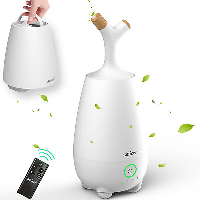 #ad SEJOY Ultrasonic Humidifier for Bedroom 5L Cool Mist Oil Aroma Diffuser Remote $39.99