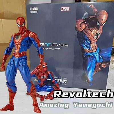 #ad Spider man Ver.2.0 Anime Figures Super Hero Revoltech Amazing Yamaguchi Peter $24.64