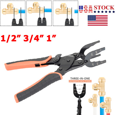 #ad 3 in 1 Push to Connect Push fit Disconnect Tongs Clamp Tool 1 2 3 4 1#x27;#x27; Fittings $28.99