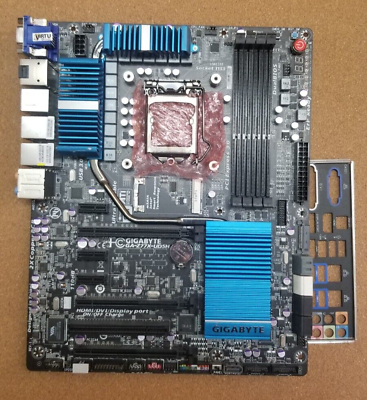 #ad Gigabyte GA Z77X UD5H LGA 1155 Intel ATX Desktop Motherboard IO Shield $53.99