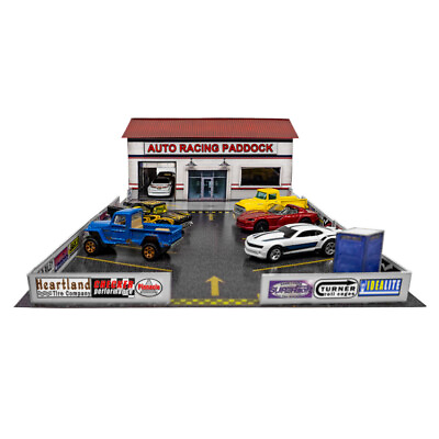 #ad Innovative Hobby quot;Auto Racing Paddockquot; 1 64 HO Scale Slot Car Photo Building Kit $14.99