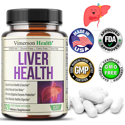 #ad Vimerson Health Liver Health Artichoke Milk Thistle Liver Cleanse amp; Detox $13.39
