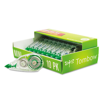 #ad Tombow MONO Mini Correction Tape 1 6quot; x 315quot; Non Refillable 10 Pack 68722 $13.78