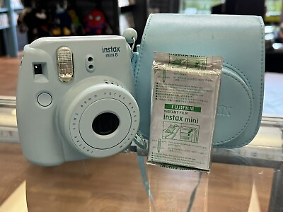 #ad Fujifilm Instax Mini 8 Instant Film Camera Light Blue Preowned $39.95