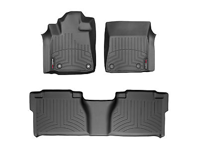 #ad WeatherTech FloorLiner for Toyota Tundra Double Cab 2012 2013 Black $241.90