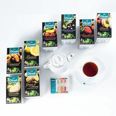 #ad Dilmah Ceylon black tea with Flavoured 20 tea bag Cinnamon Ginger Lemon amp; mint $7.50