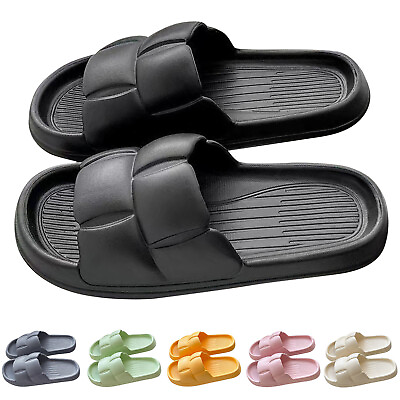 #ad Cloud Slides For Women And Men Shower Slippers Bathroom Sandals Extremely Comfy $11.82