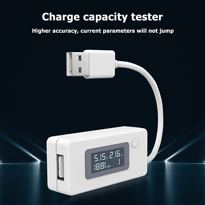 New USB Charger LCD Micro Battery Capacity Voltage Current Tester Meter Detector $7.99