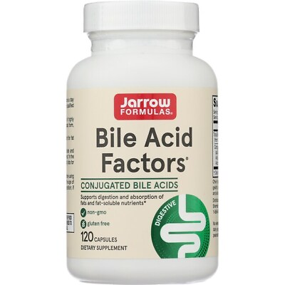 #ad Jarrow Formulas Inc. Bile Acid Factors 120 Caps $32.99