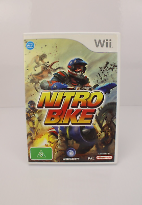 #ad Nitrobike Nitro Bike With Manual Nintendo Wii PAL AU $11.85