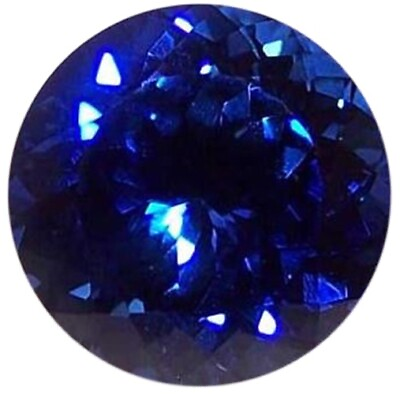 #ad Natural Fine Blue Sapphire Round Diamond Cut Sri Lanka AAA Grade $161.10