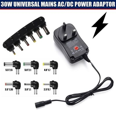 #ad Charger 30W Power Supply Multi Voltage AC DC Power Adapter Voltage Adaptor $13.80