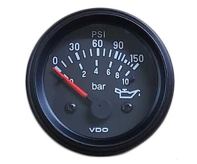 #ad VDO gauge Oil pressure 150 psi genuine Cockpit International 350 93500 2quot; 52mm $35.00