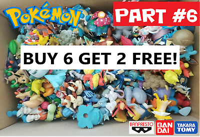 #ad PART #6 GET 2 FREE FIGURES Official Pokemon Center Tomy Nintendo Bandai READ $9.30