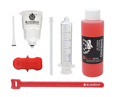 #ad Bleed Kit for Shimano Hydraulic Mountain Bike MTB Brakes with 120ml Mineral Oil $32.98