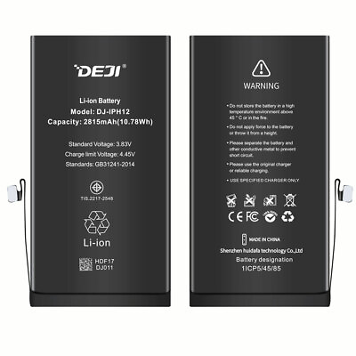 #ad Deji Battery for Apple iPhone12 Original capacity 2815mAh AuStock AU $40.00