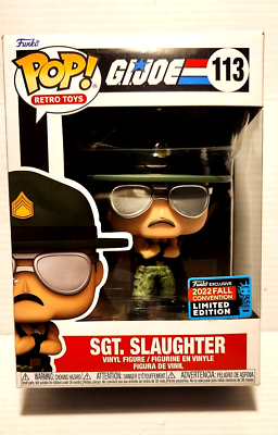 #ad Funko POP G.I. Joe Sgt. Slaughter #113 Action Figure NYCC 2022 Fall Convention $20.95