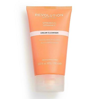 #ad 2 pk Makeup Revolution Skincare Vitamin C Cream Cleanser 5.07 fl. oz 150 ml $21.99