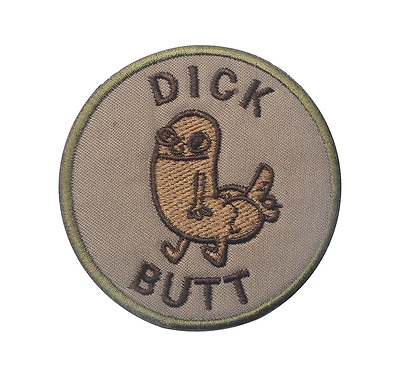#ad DICK BUTT BADGE MILSPEC TACTICAL 3D ARMY EMBRODIERED HOOK LOOP PATCH 03 $7.99