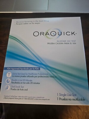 #ad OraQuick In Home HIV Test Expires 03 2026 RESULTS IN 20 MIN $14.89