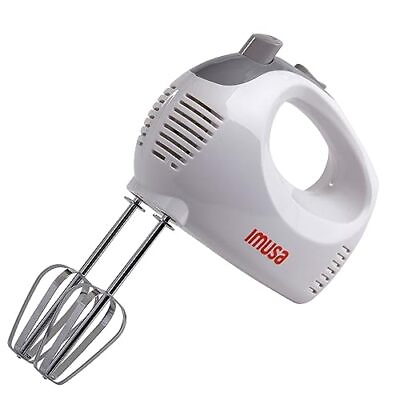 #ad USA Hand Mixer with Case 5 Speed White Small $26.45