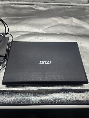 #ad MSI MS 16G4 Intel Core i5 15.6quot; Windows 7 500 HDD 6GB DDR Ram Black R Mains Only $149.99