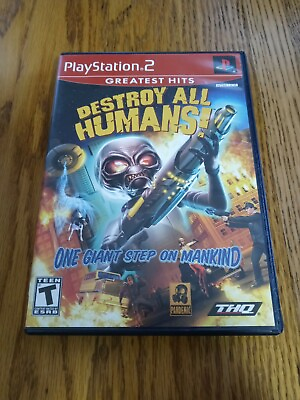 #ad Destroy All Humans Playstation 2 2005 GH CIB Tested $8.99