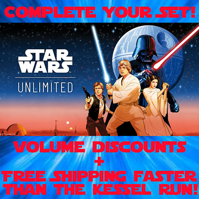 #ad Star Wars Unlimited: Complete Your Set: Common Uncommon Rare amp; Legendary $2.69