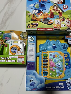 #ad New 2 year old boy toys Set 3 Leaning Toysinstant CameraABC BookCory Carson $50.00