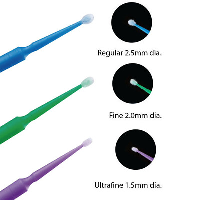 #ad 100 pcs micro applicator micro brush Regular fine ultrafine dental beauty $4.98