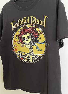 #ad Grateful Dead T shirt SEE MEASUREMENTS IN PHOTOS Medium To Large Size Clean $10.99