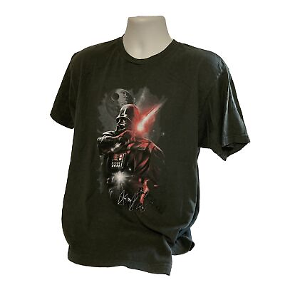 #ad Star Wars Darth Vader T Shirt Size Mens XL Tie Fighters Death Star $8.99