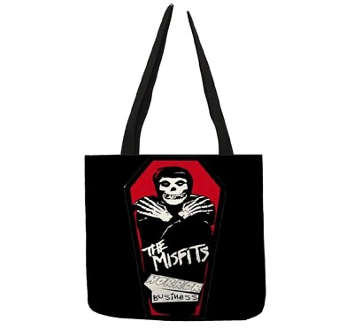 #ad Misfits Skull Horror Business Tote bag $17.97