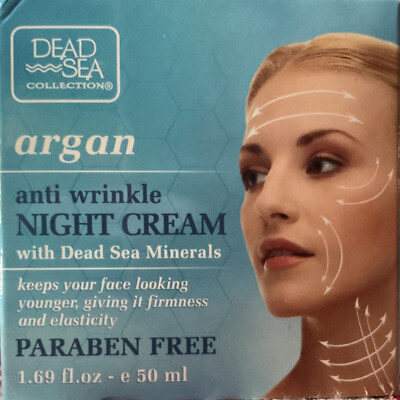 #ad Dead Sea Collection 1.69 Oz Argan Anti Wrinkle Firming Elasticity Day Cream $8.00