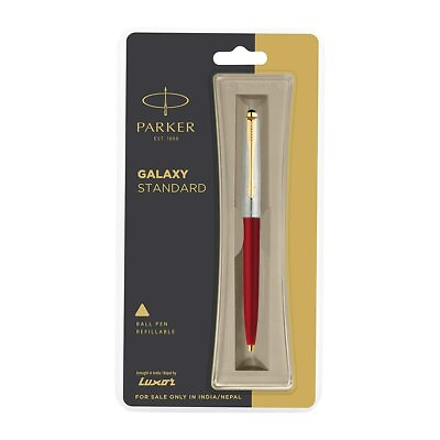 #ad Parker Galaxy Stainless Steel Ball Pen Blue Ink Pack of 1 $12.59