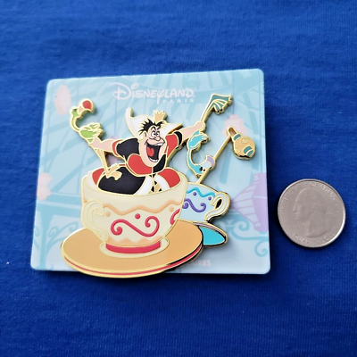 #ad Pin Disney Queen of Hearts Series Cup Alice in Wonderland El700 Disneyland Paris $37.99