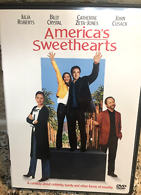 #ad America#x27;s Sweethearts DVD Julie Roberts Billy Crystal Ships Day with Tracking $6.65