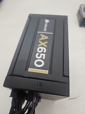 #ad #ad Corsair AX650 650W Fully Modular ATX PSU Power Supply $59.00