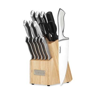 #ad Cuisinart Classic 15pc Stainless Steel Knife Block Set CE88SS 15P3 @ $70.31