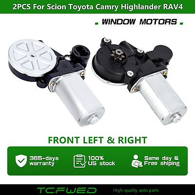 #ad Front Left amp; Right 2 X Power Window Motor for Scion Toyota Camry Highlander RAV4 $35.99